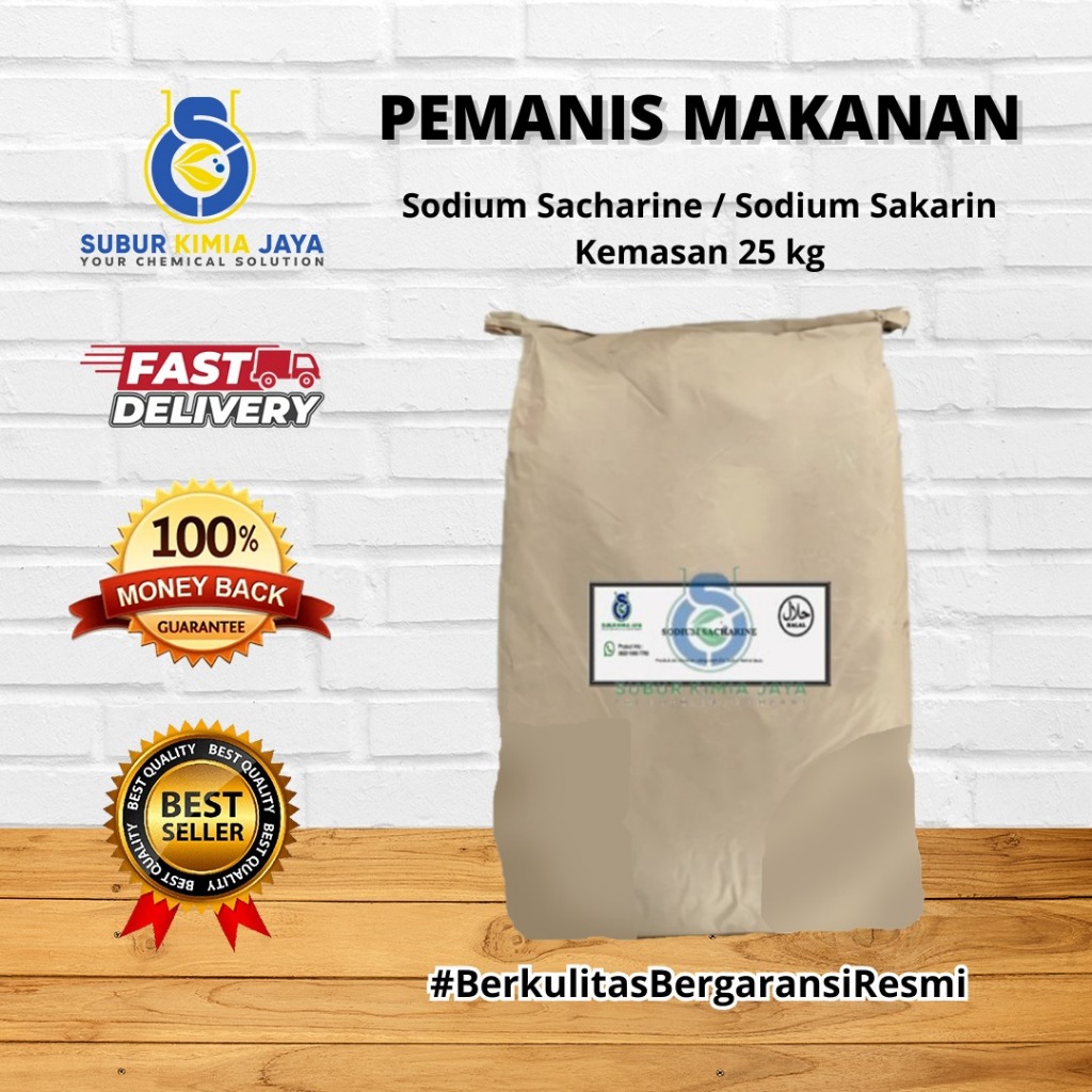 Sakarin / Sodium Sakarin / Sodium Sacharine / Biang Gula 25kg KHUSUS INSTAN