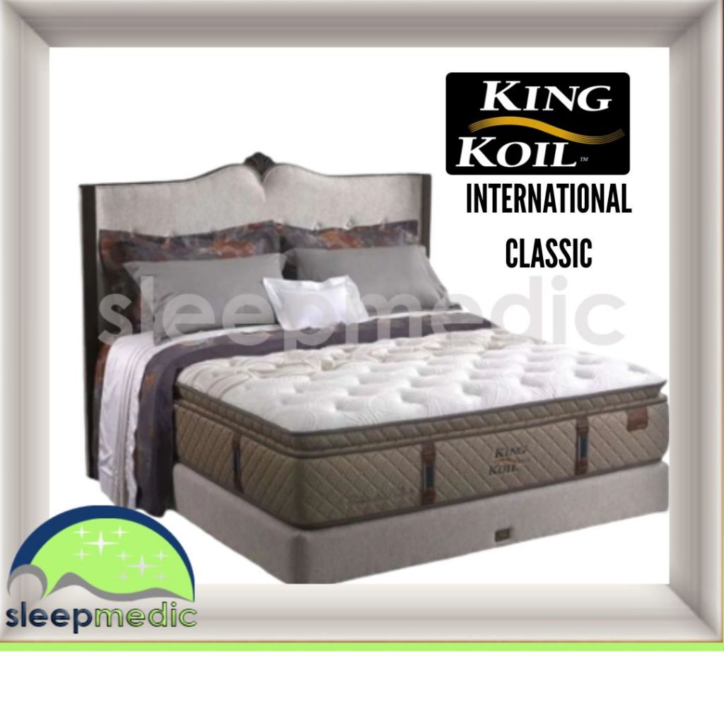 KING KOIL SpringBed INTERNATIONAL CLASSIC ( KASUR / SET ) 160 180 200