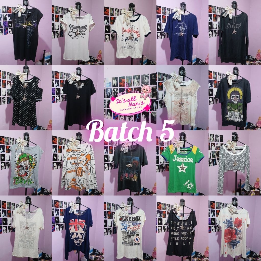 [baca deskripsi] BATCH 5 || Y2K GRUNGE ALT GOTH Preloved by its all Nan's Impala Juicy Couture Cecil