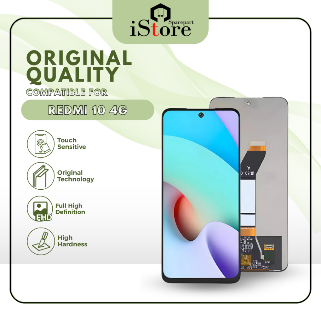 iStore Lcd Redmi 10 4G 2022 / Redmi 10 Prime Fullset Touchscreen Original HFIX