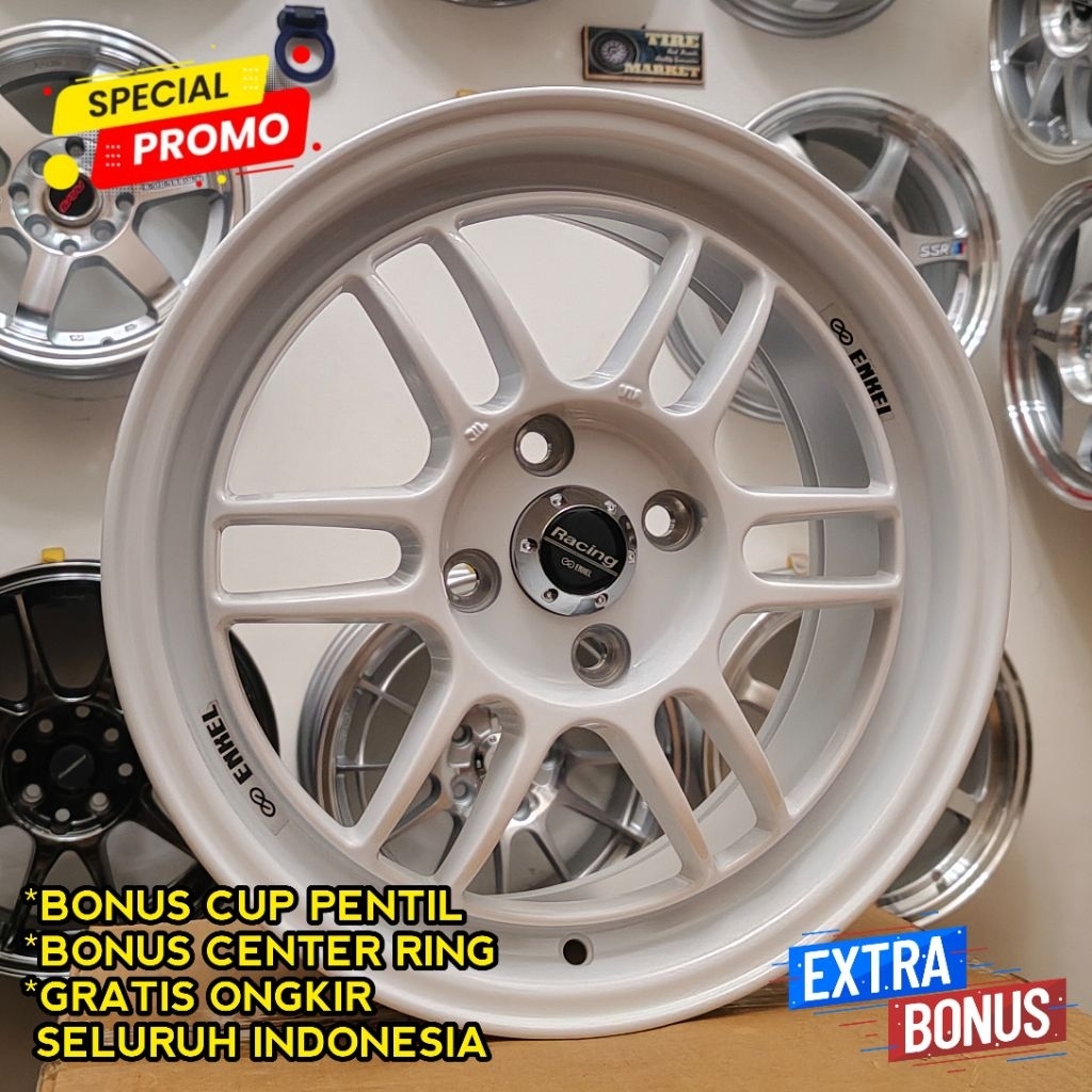 (Spesial promo) Velg mobil Enkei Rpf1 R15 (baru)