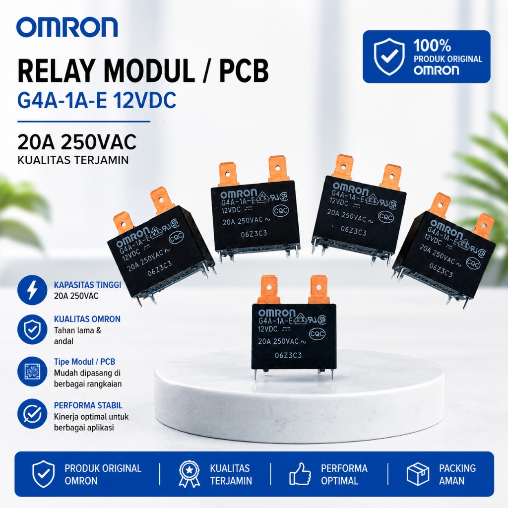 RELAY MODUL / PCB INDOOR AC OMRON ORIGINAL