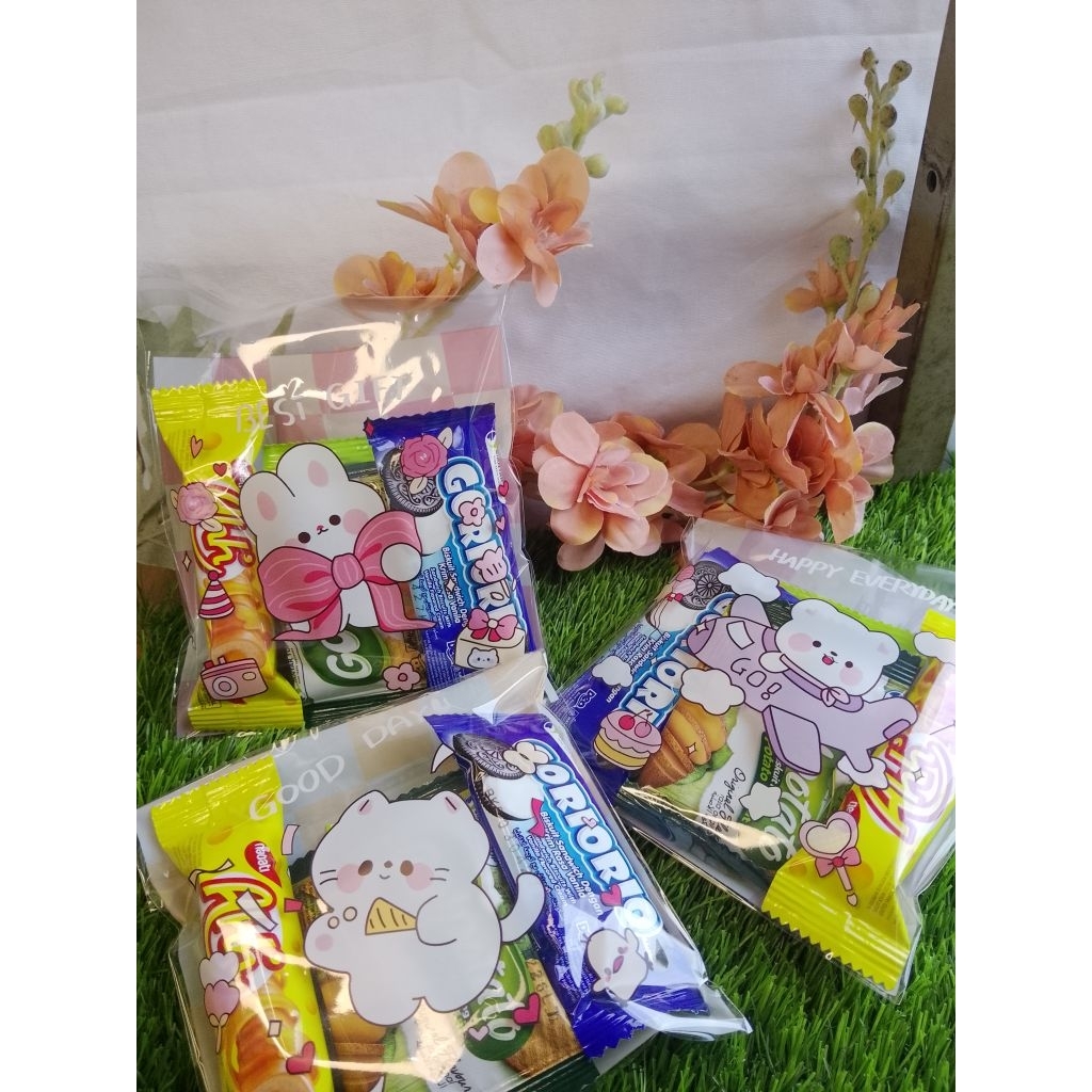 mini gift  snack ulang tahun / hampers lucu