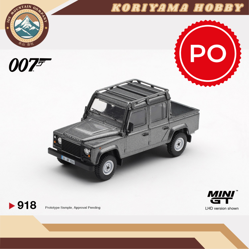 Mini GT 918 Land Rover Defender 110 Crew Cab “Skyfall” English Blister Packaging