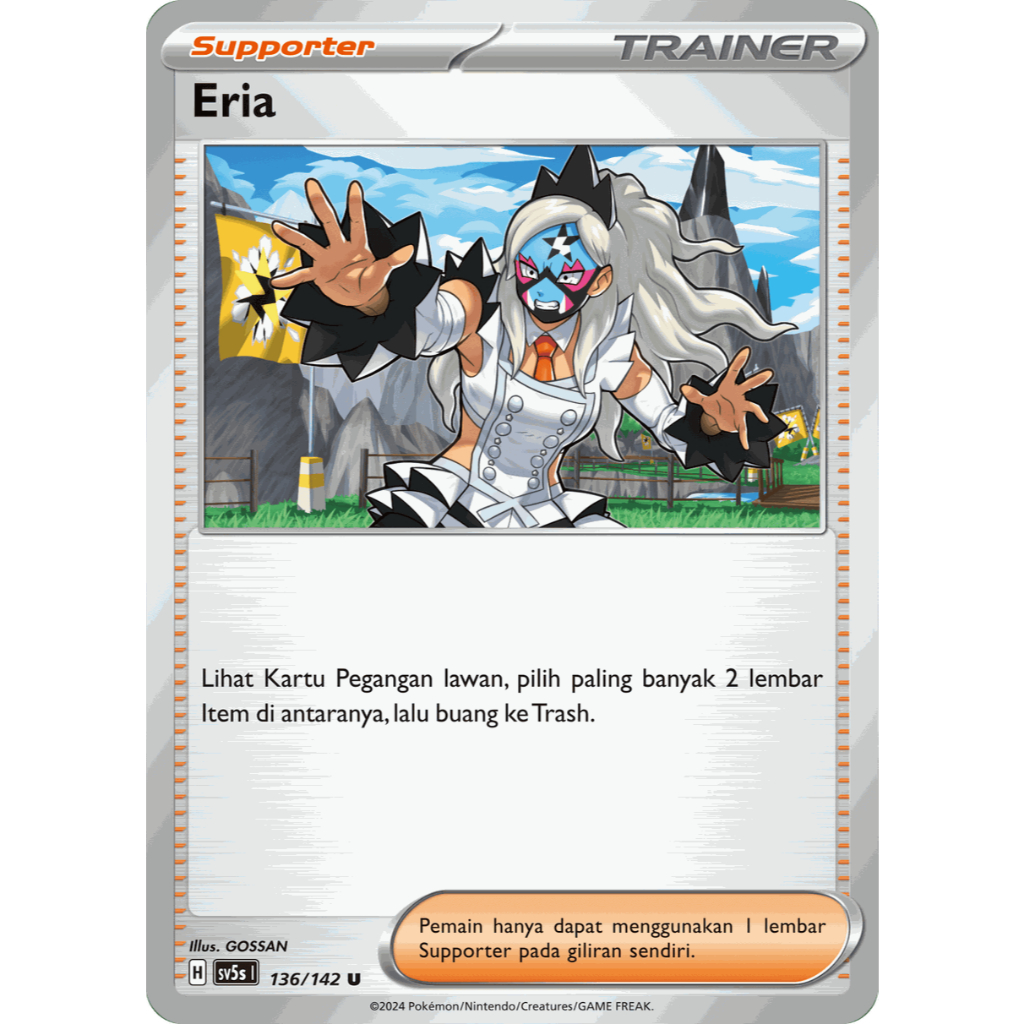 Eria 136/142 Paradoks Andalan SV5s - KARTU POKEMON TCG INDONESIA