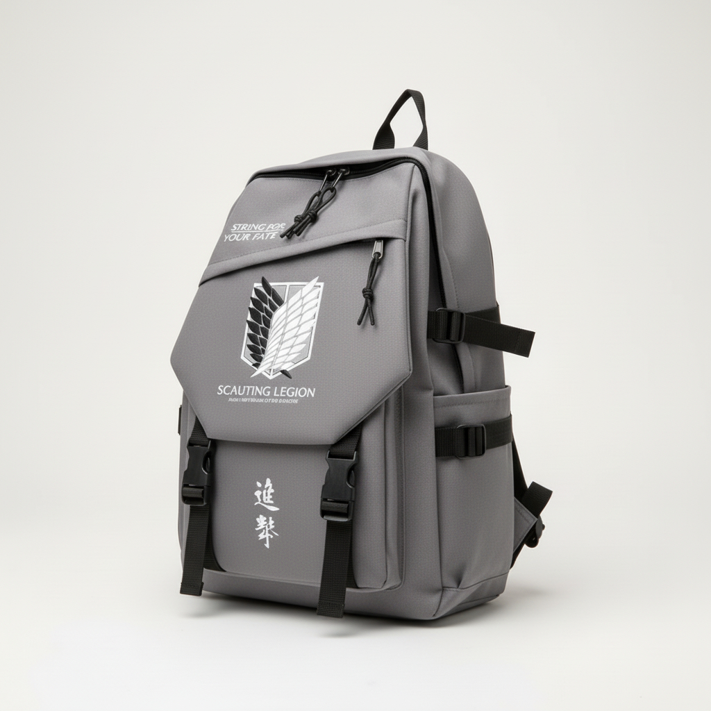 HEAVENBAG - Tas Anime Pria Attack On Titan Kapasitas Besar