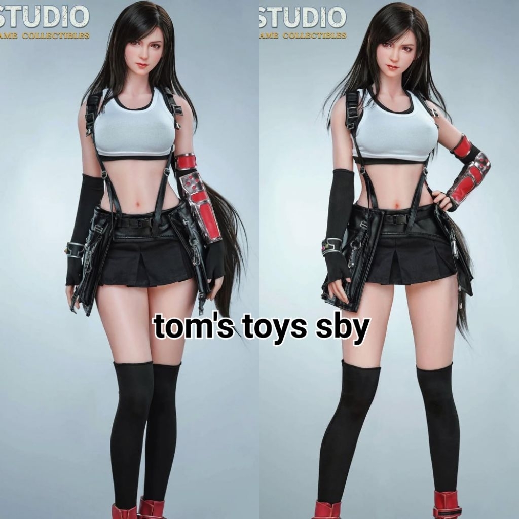action figure tifa lockhart final fantasy vii 1/3 sgd 1/1 juicy made studio