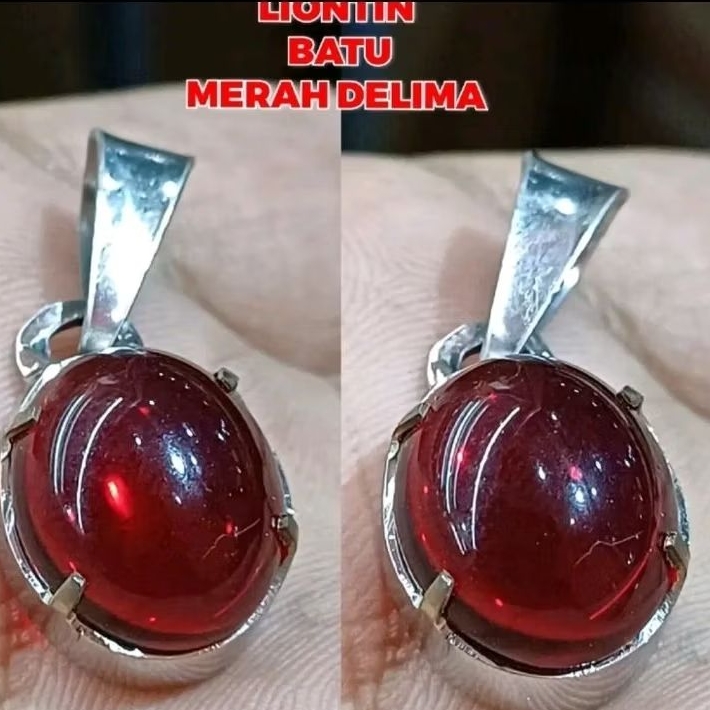 Liontin Monel Batu Merah Delima Siem