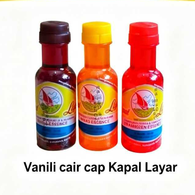Vanili cair cap kapal layar 50 ml