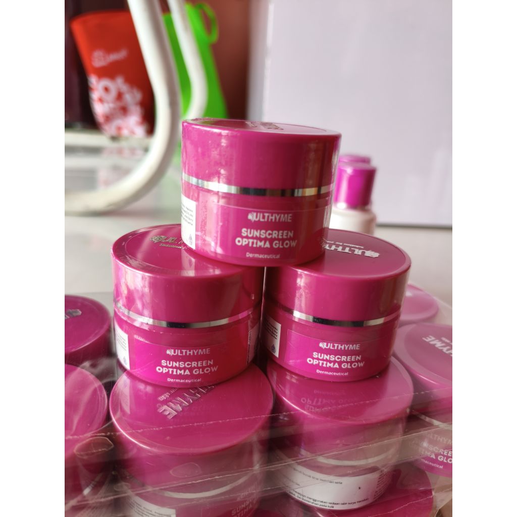 sunscreen Optima glow Ulthyme skincare | day cream ulthyme