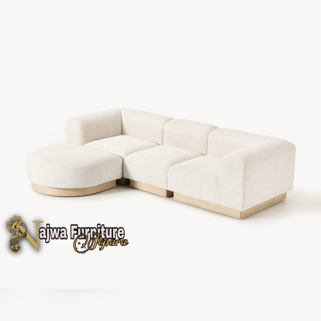 SOFA TAMU SUDUT MODERN SOFA SUDUT NATALIE SOFA TAMU MINIMALIS MODERN SOFA MEWAH