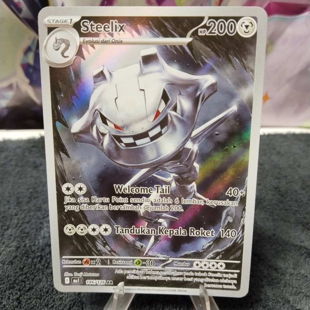 Steelix AR 146/126 Indo Pokemon TCG