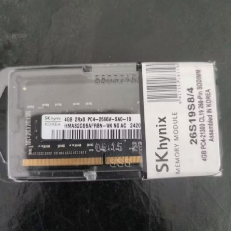 Skhynix Sodimm 4GB DDR4 2666 MHz