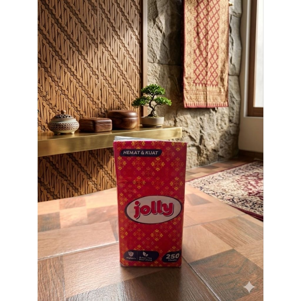 tissu jolly 250 sheet lembut,murah 1 pcs