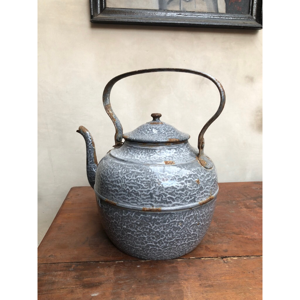 Ceret/teko blirik jumbo peranakan Cina antik