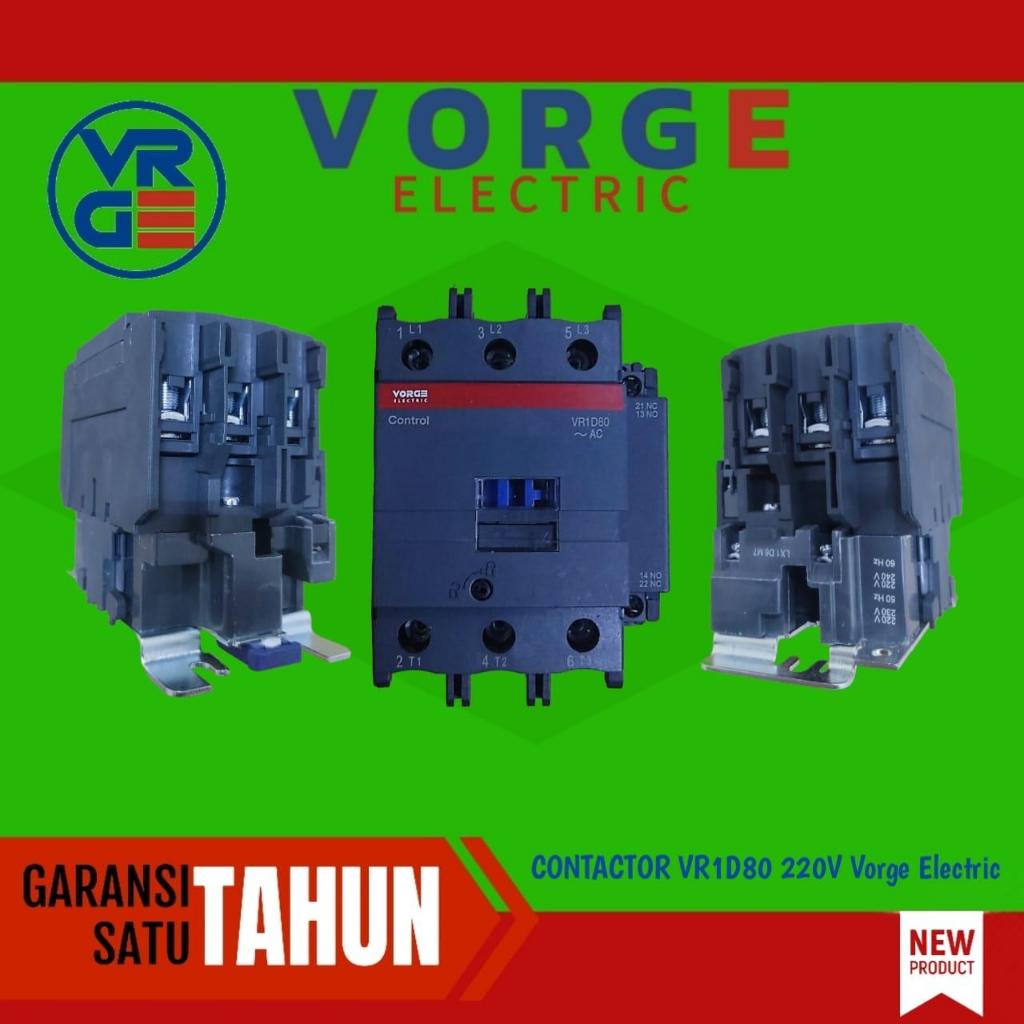 Kontactor contactor VR1D80 M7 contactor SETARA lc1d80m7 VORGE GARANSI 1 TAHUN