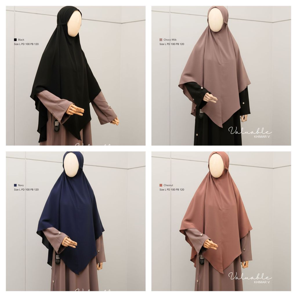 Khimar V size L by khairana