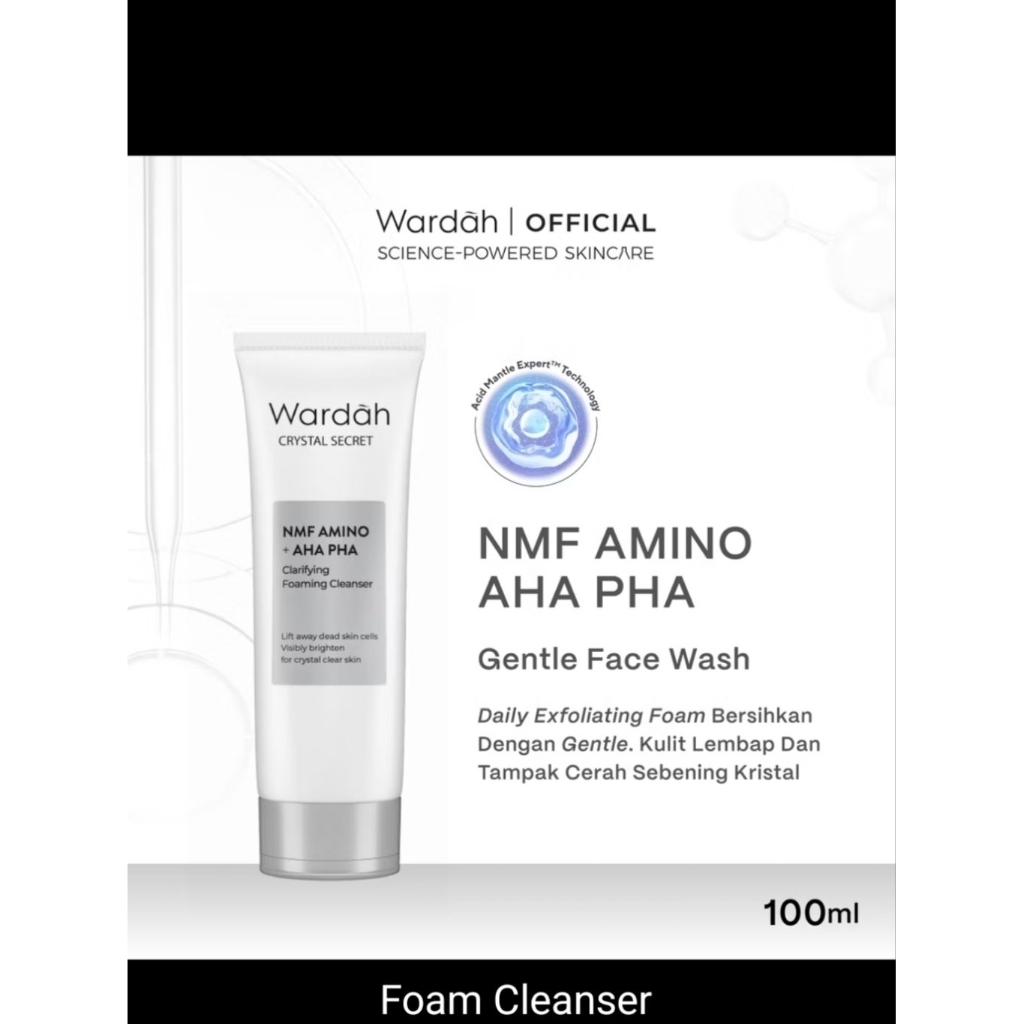 facial wash wardah