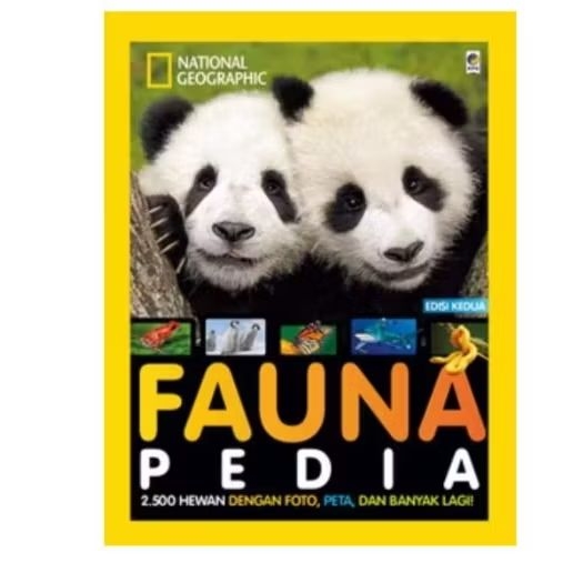 buku nasional geographic kids seri fauna pedia edisi kedua Original gramedia
