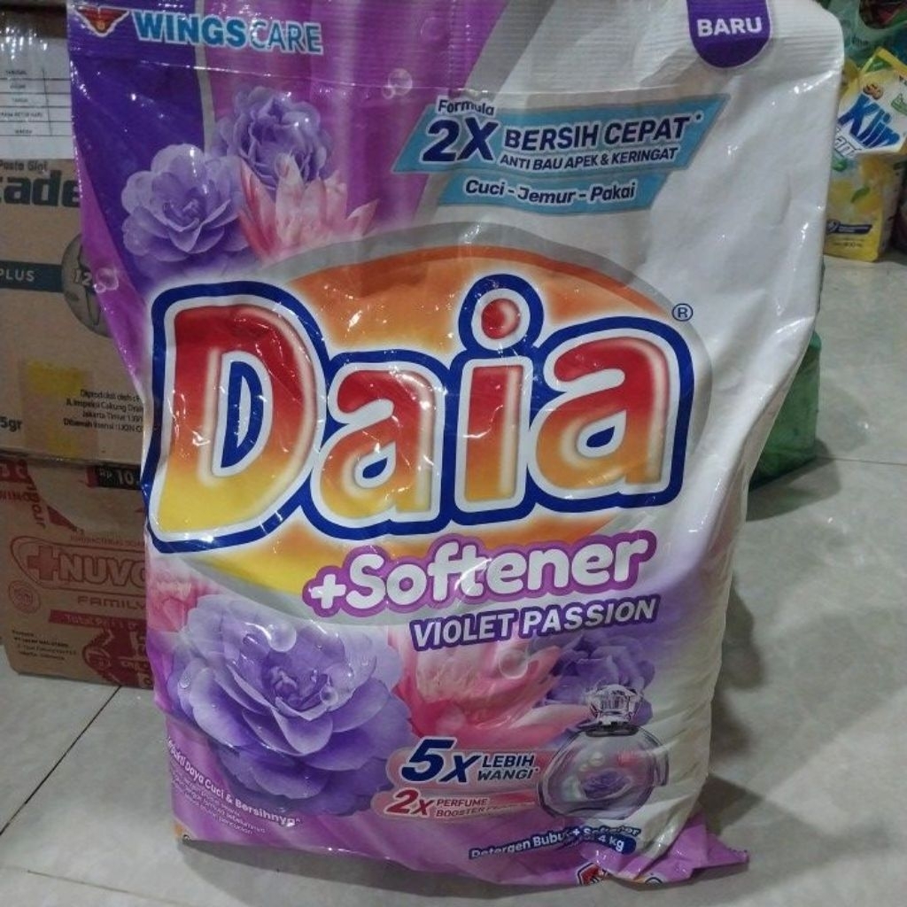 DAIA Detergent Bubuk 4kg#sabun cuci baju#detergent bubuk#daia