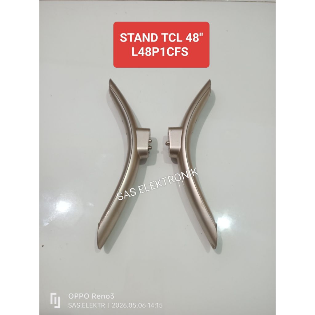 STAND BRACKET KAKI PEDESTAL DUDUKAN TV LED TCL 48 INCH SMART CURVED L48P1CFS L48P1 CFS L 48P1CFS L 4