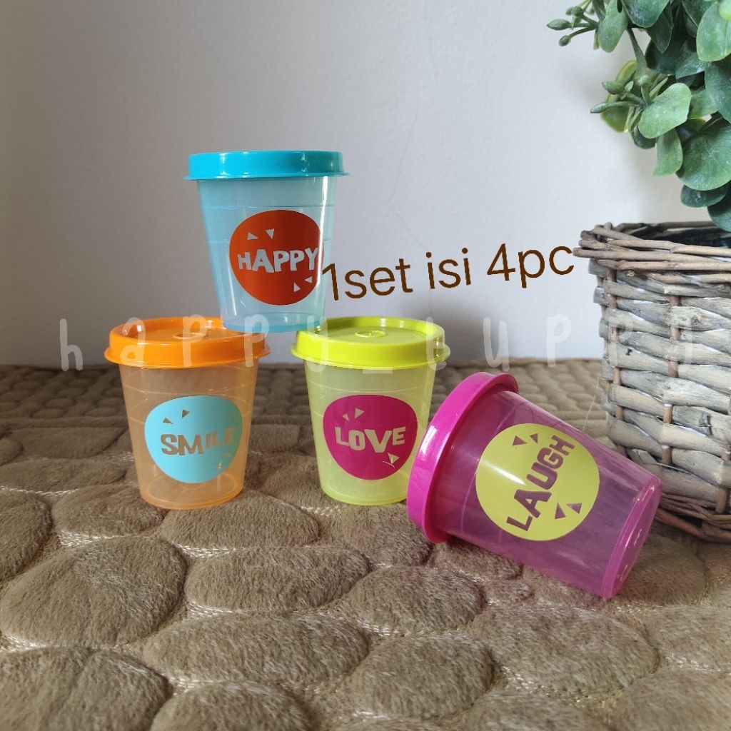 Midget Tupperware wadah mpasi wadah kecil Tupperware Imut