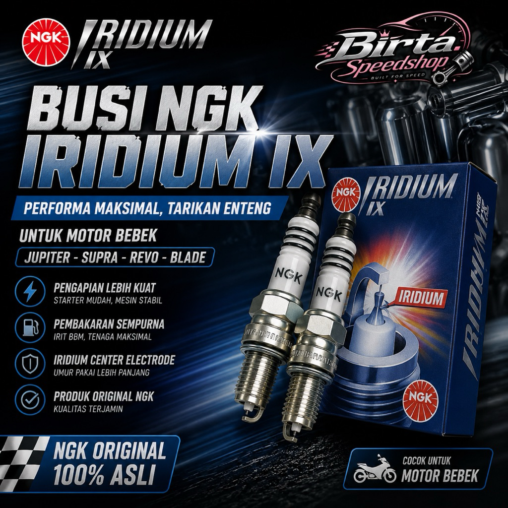 BUSI NGK IRIDIUM BEBEK JUPITER SUPRA NGK