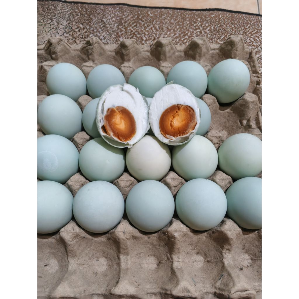 Telur Asin masir, gurih/ telor asin isi 6 tanpa wadah mika