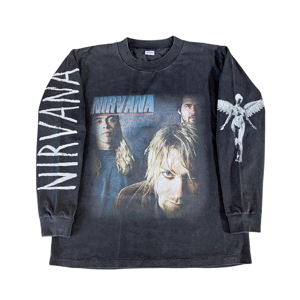 Nirvana Faded Vintage Bootleg Longsleeve DEFTEEZZ