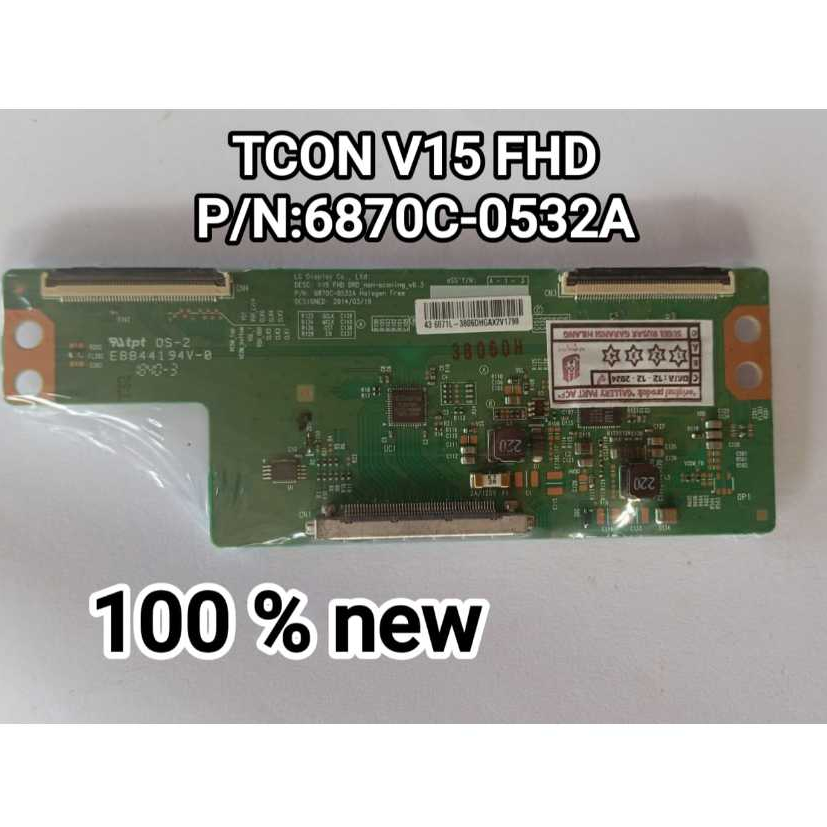 TCON TIKON T CON LOGIC BOARD LG 43LM5500 TCON TV LG 43LM5500PTA 43 INCH