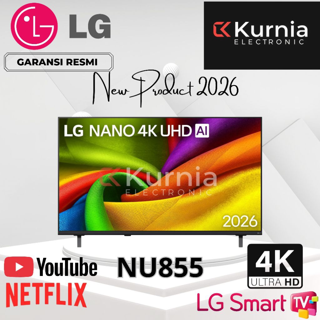 LG 85NU855BPSA / 85NU855 SMART TV 85 INCH NANO 4K UHD AI ALPHA 7 GEN9 TV LG 2026