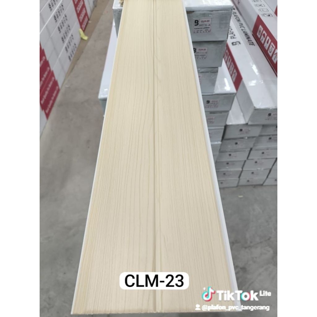 plafon pvc panjang 6 meter tebal 8mm lebar 20cm