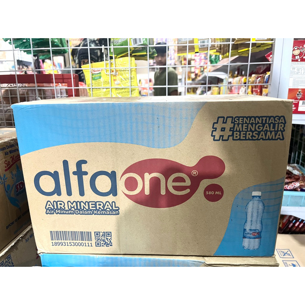 Alfa one air mineral 600ml x 24botol