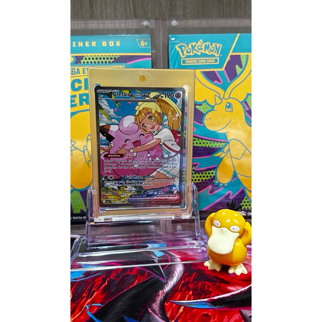 kartu pokemon clefairy lillie ex 174
