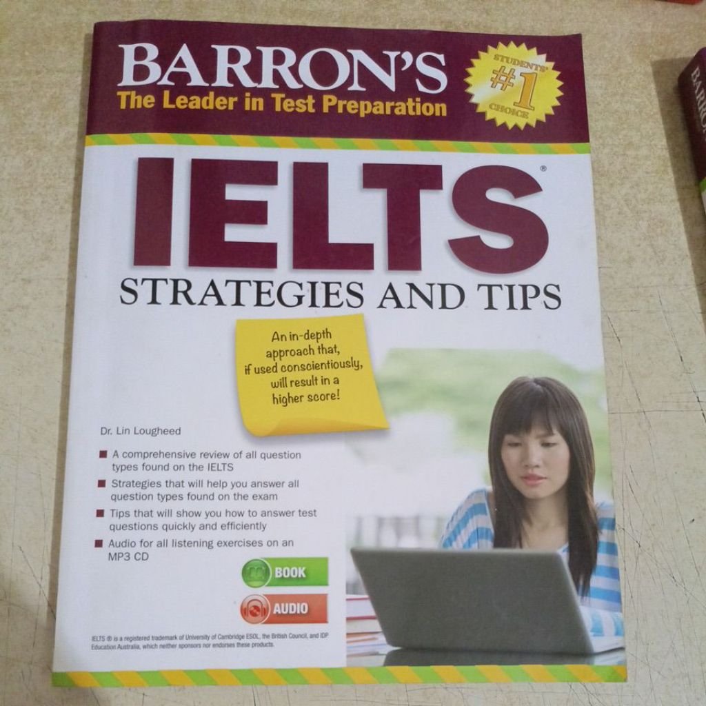 Buku BARRON'S Lougheed IELTS STRATEGIES AND TIPS