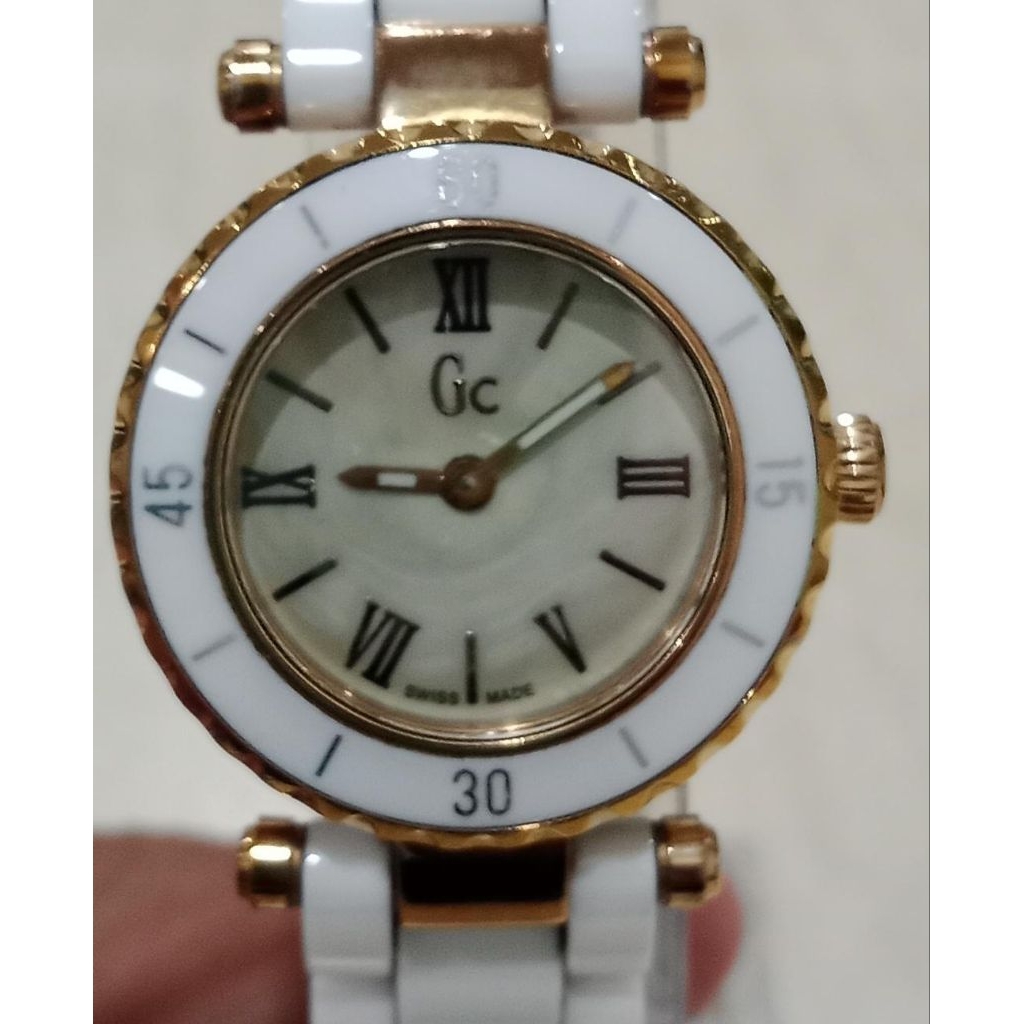 Jam tangan fashion wanita Gc keramik original