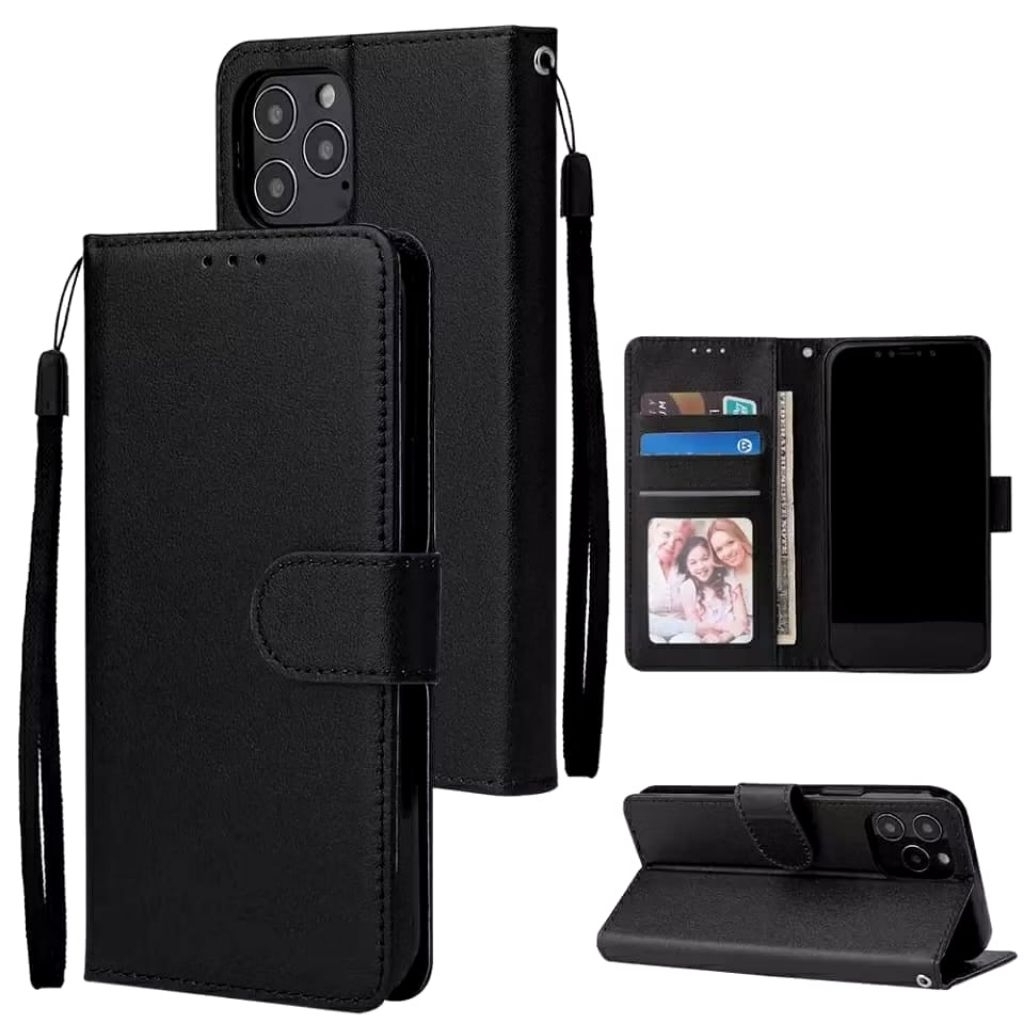 Leather Case Wallet Casing REDMI Not 9Pro Red Not 10 4G Red Not 10s Red Not 10 Pro Red Not 11 4G Red