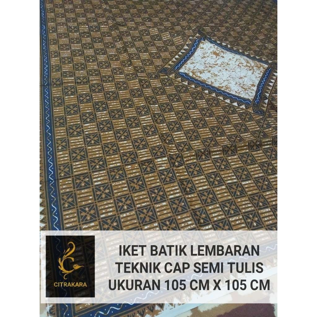 Iket batik sunda lembaran Semi tulis