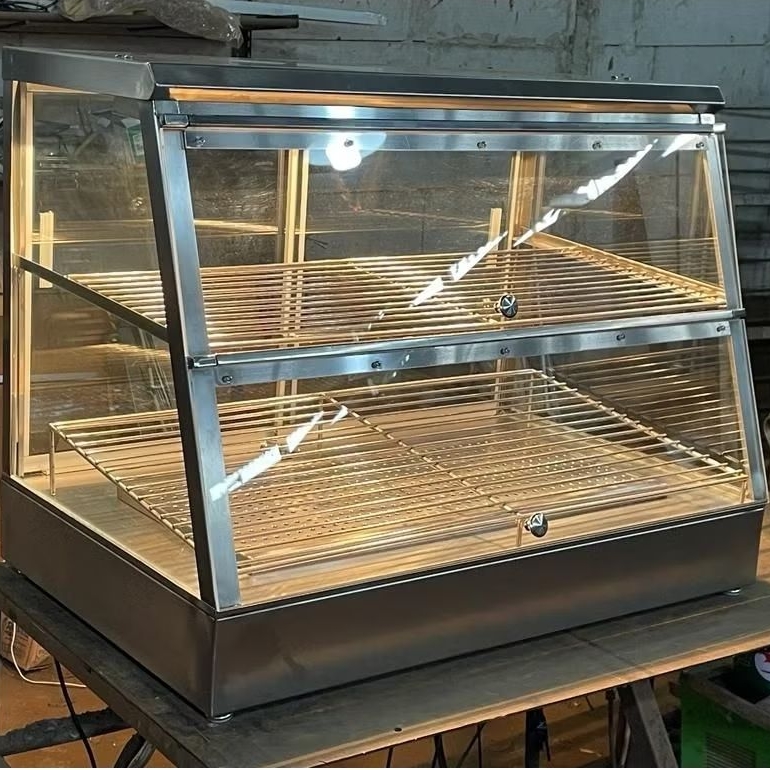 Food warmer display / Etalase food warmer stainless / Food warmer elektrik / Showcase makanan