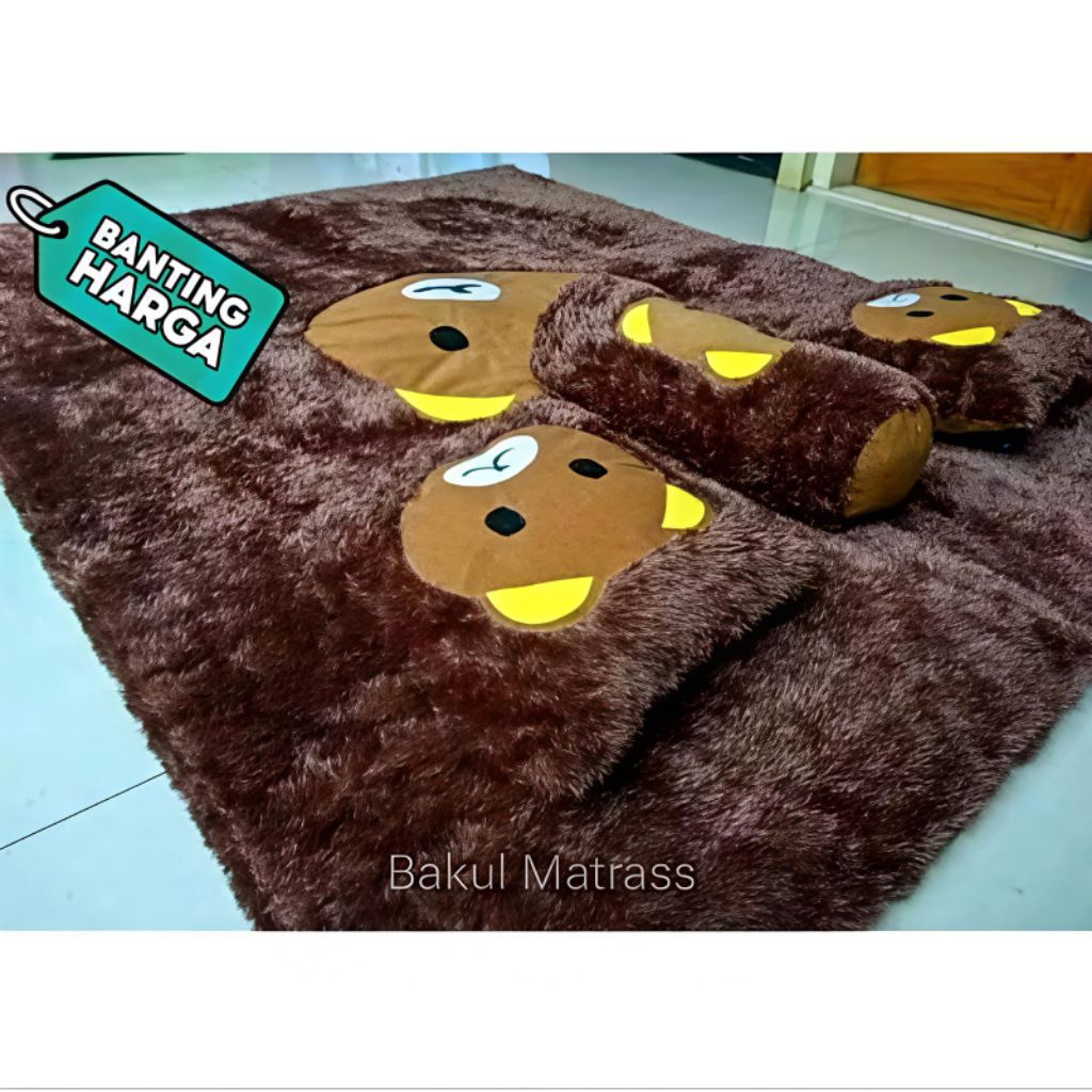 Surpet Bulu Rasfur Karakter / Kasur Surpet Karakter Bulu Tebal / Kasur Bulu
