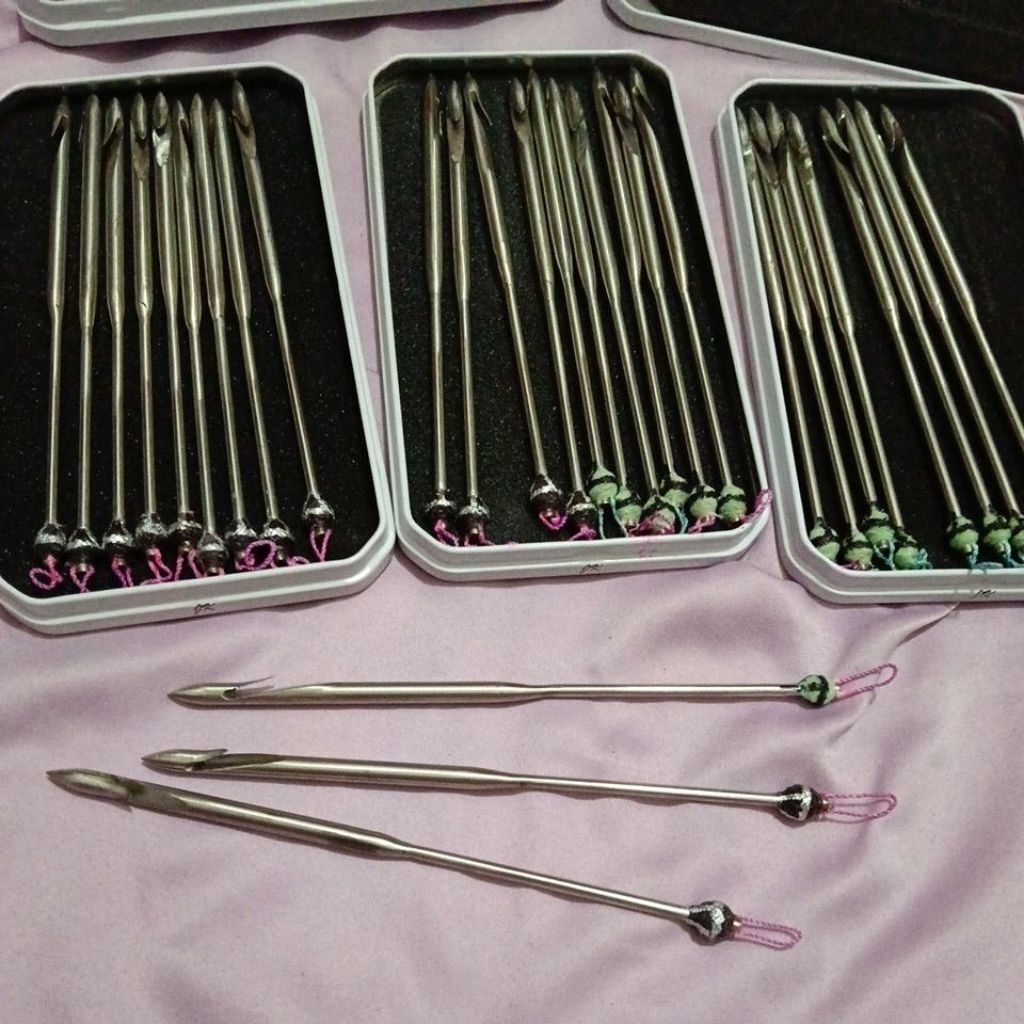 Single Ruit bahan SS 5mmx8cmx15cm TERBAIK mata paser sujen jarum Ketapel ikan