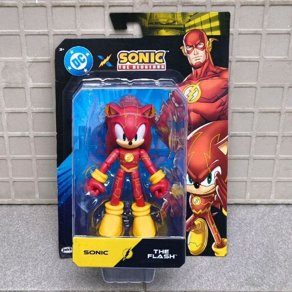 JAKKS PACIFIC DC X SONIC THE HEDGEHOG SONIC THE FLASH