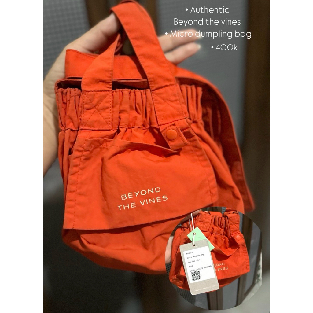 beyond the vines micro dumpling bag