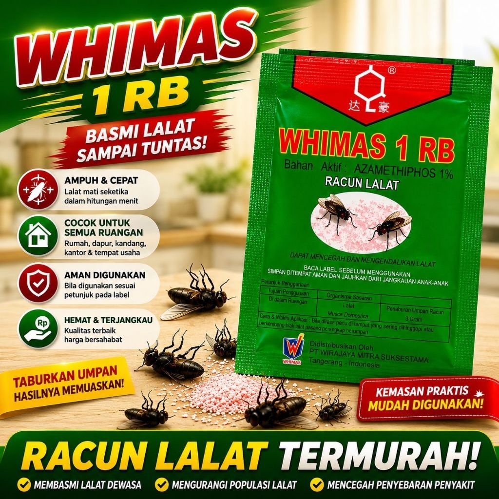 RACUN LALAT - Umpan Lalat Obat Pembasmi Lalat Racun Lalat Pembunuh Lalat ANTI LALAT