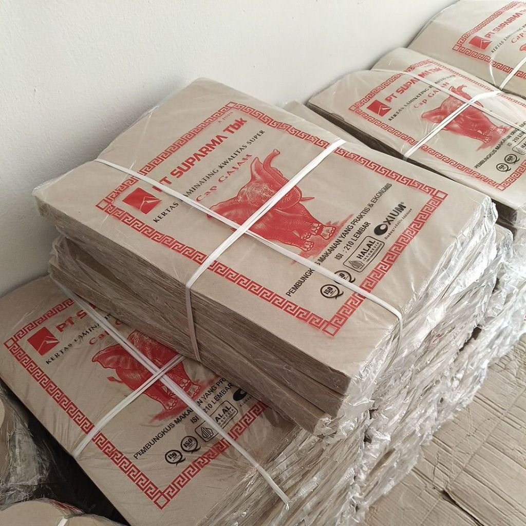 KERTAS NASI GAJAH MERAH / KERTAS NASI COKLAT
