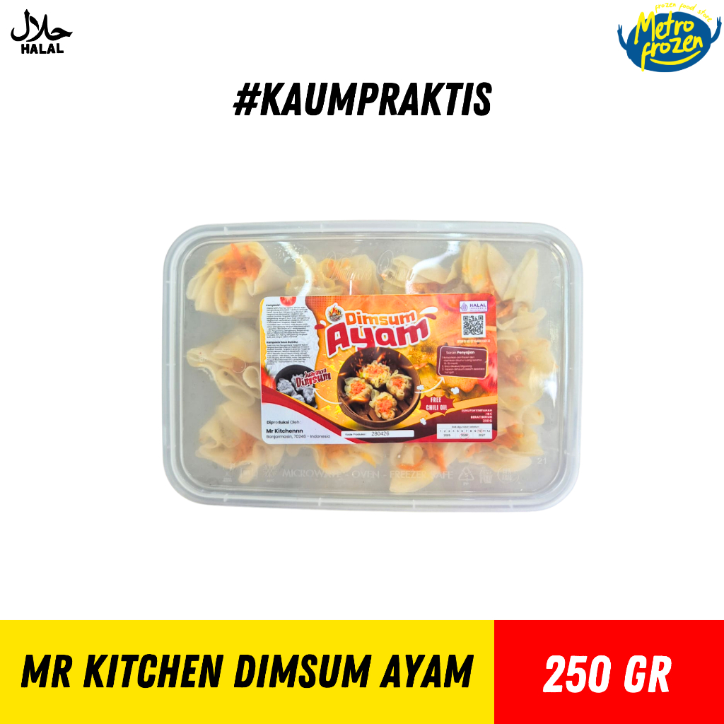 MR KITCHEN Dimsum Ayam 250gr //free chili oil //dimsum ayam