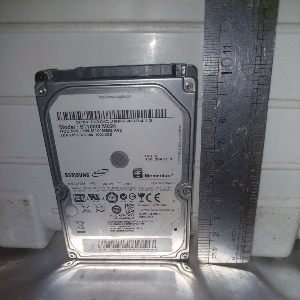 HD Internal Samsung 1TB Laptop/PS3/PS4 rusak