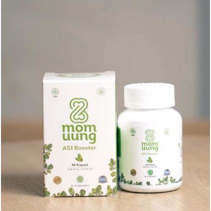 MOM UUNG ASI BOOSTER 60 KAPSUL/ PELANCAR ASI NATURAL / BPOM HALAL / MOMUUNG SURABAYA