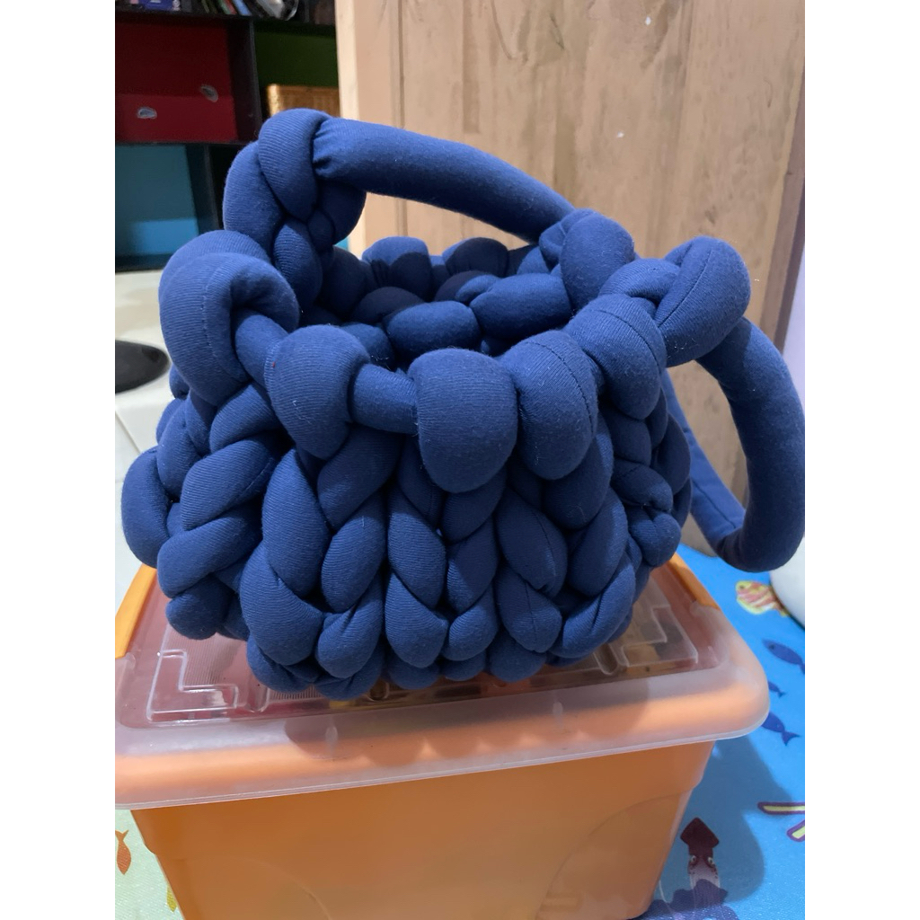 Tas Unik Navy-Tas Tradisional Cantik-Tas Wanita Luar Biasa-Tas Wanita Career-Tas Mami Rich