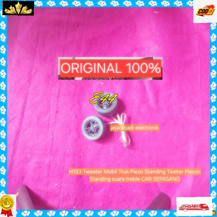 E44 H183 Tweeter Mobil Truk Piezo Standing Tweter Piezoo Standing suara treble Kualitas Terjamin fre